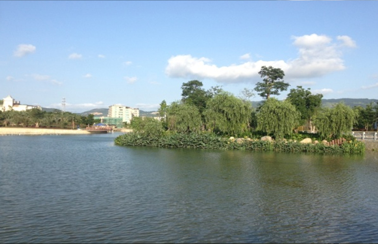 福州青口中央公園人工湖