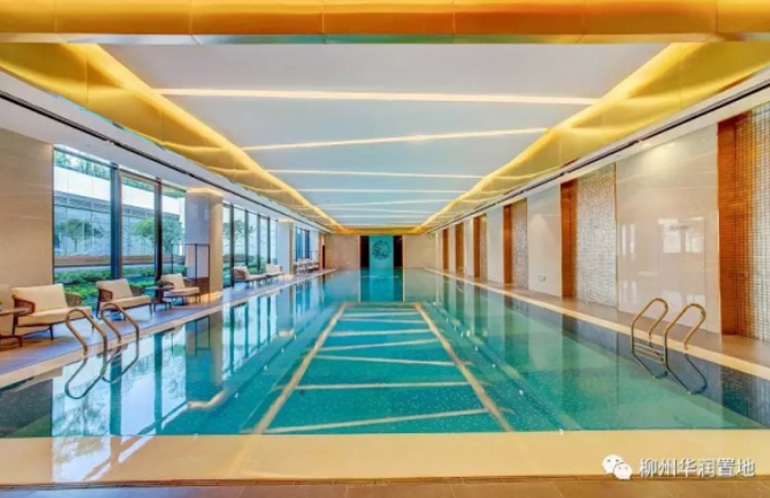柳州華潤中心幸福里會所恒溫泳池